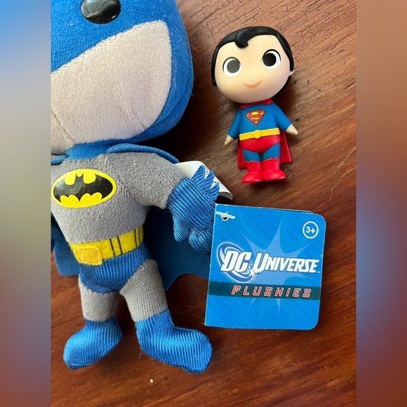 NWT FUNKO POP Batman Plush & Superman Mystery Mini Lot - Picture 5 of 6